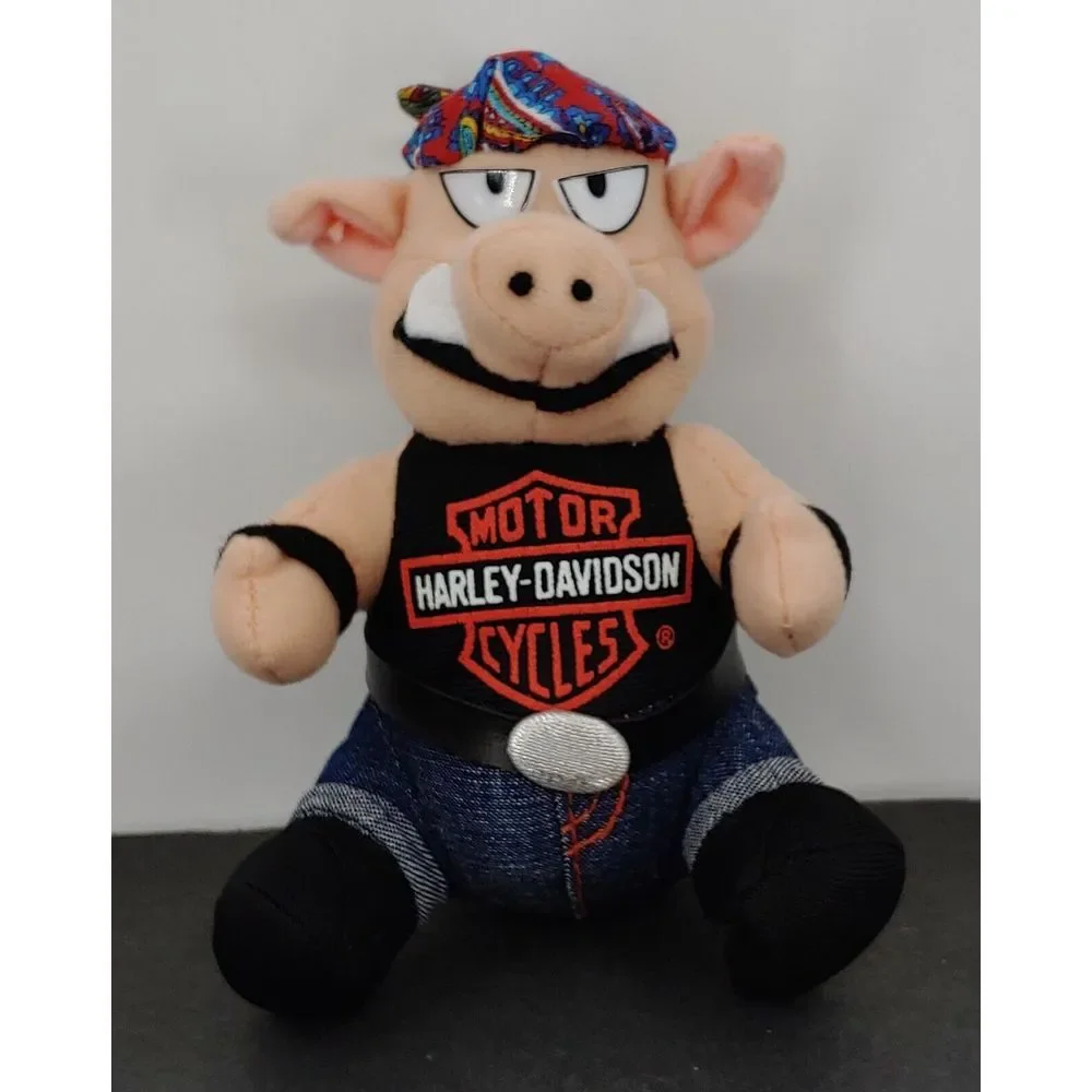 Harley Davidson Plush Toys Bear And Pig 9